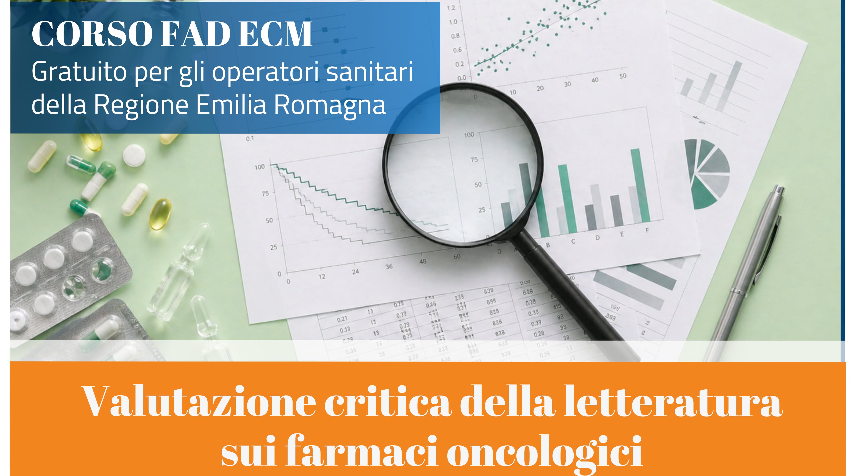 Clicca per accedere all'articolo Corso FAD "Valutazione critica della letteratura sui farmaci oncologici"